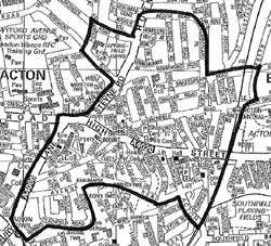 Map of Dispersal Zone