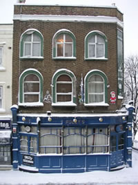 Foleys Pub in the Snow