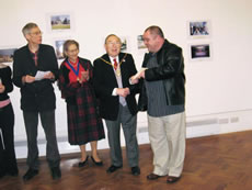 Tom Doran with Mayor and Cllr John Ross