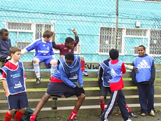Bollo United players in training