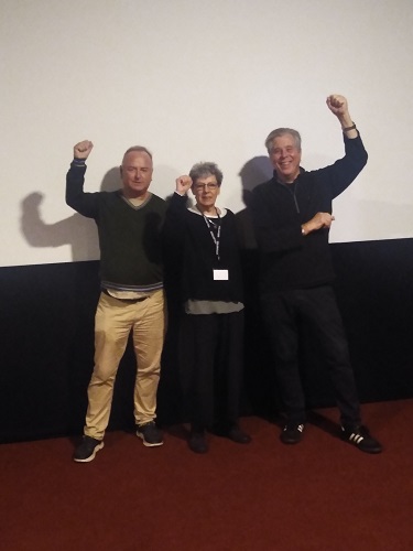 Community Directors, Peter Truesdale, Amanda Mason and Nick Jones delighted to see the venue open 