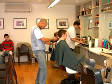 Haircutting at Classix, Acton