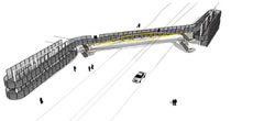 New design for A40 footbridge