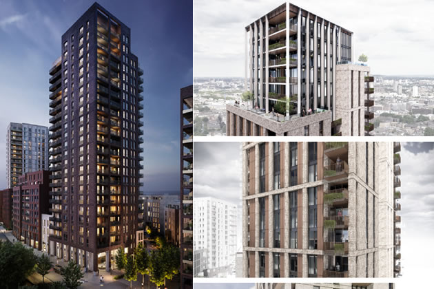 CGI from the developer of the bigger towers planned at Friary Place 