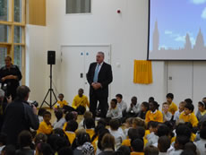 Vernon Coaker addresses John Perryn School, Acton
