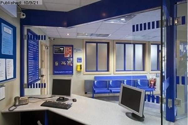 Acton Police Station reception area