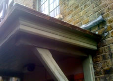 Denuded porch in Acton Central