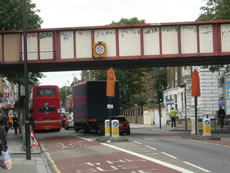 Bridge over Acton High Street/The Vale