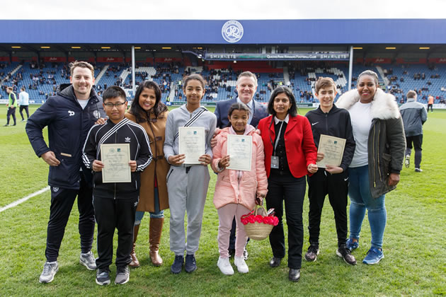 Friary Park Estate Kids Take to the Pitch at Loftus Road