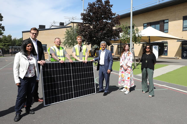 The solar panels will help the school reduce carbon emissions and save money