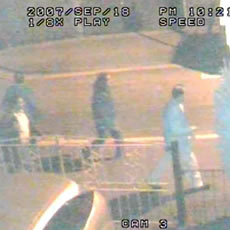 Men captured on Acton webcam