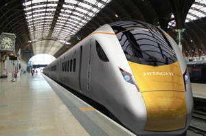 The new hi-speed train ordered by First Great Western 