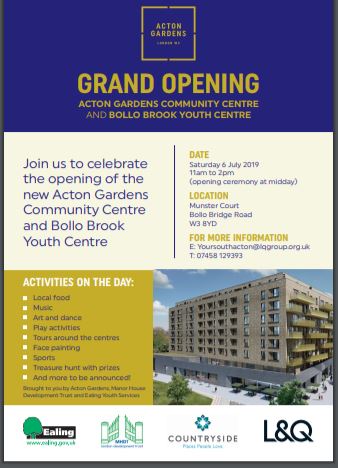 acton gardens open day