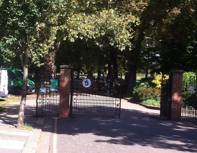 Acton Park entrance