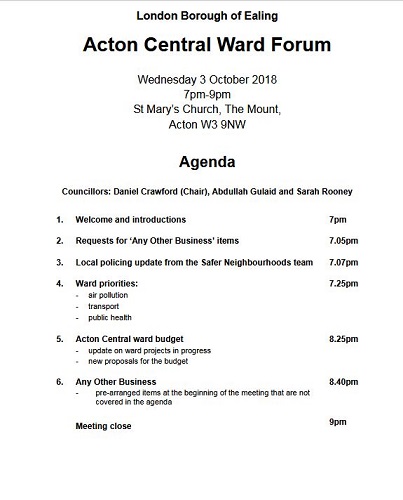 ward forum